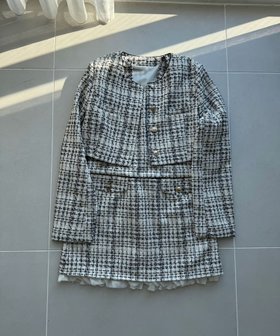 【ナイスクラップ/NICE CLAUP】のセットで着られる/ツイードジャンスカ 人気、トレンドファッション・服の通販 founy(ファニー) ファッション Fashion レディースファッション WOMEN |ID:prp329100004148737