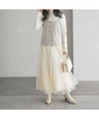 【ラブティックボンボン/La boutique BonBon】のジレチュールレイヤードキャミワンピース 人気、トレンドファッション・服の通販 founy(ファニー) ファッション Fashion レディースファッション WOMEN アウター Coat Outerwear ワンピース Dress キャミワンピース No Sleeve Dresses おすすめ Recommend インナー Inner キャミワンピース Cami Dress チュール Tulle トレンド Trend マニッシュ Mannish エレガント 上品 Elegant thumbnail グレージュ|ID: prp329100004148764 ipo3291000000028519918