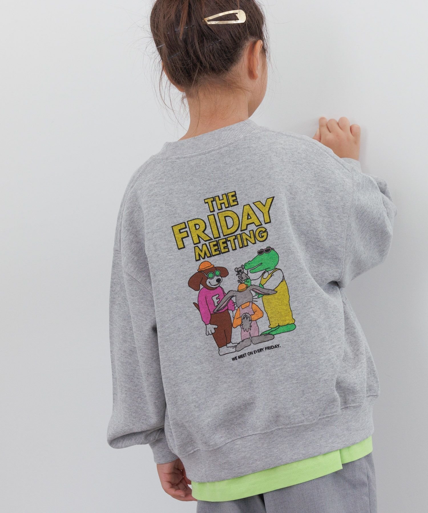 【ローリーズファーム/LOWRYS FARM / KIDS】のアニマルウラケ インテリア・キッズ・メンズ・レディースファッション・服の通販 founy(ファニー) 　ファッション　Fashion　キッズファッション　KIDS　おすすめ　Recommend　シンプル　Simple　スウェット　Sweat　グレー15|ID: prp329100004148805 ipo3291000000028569270