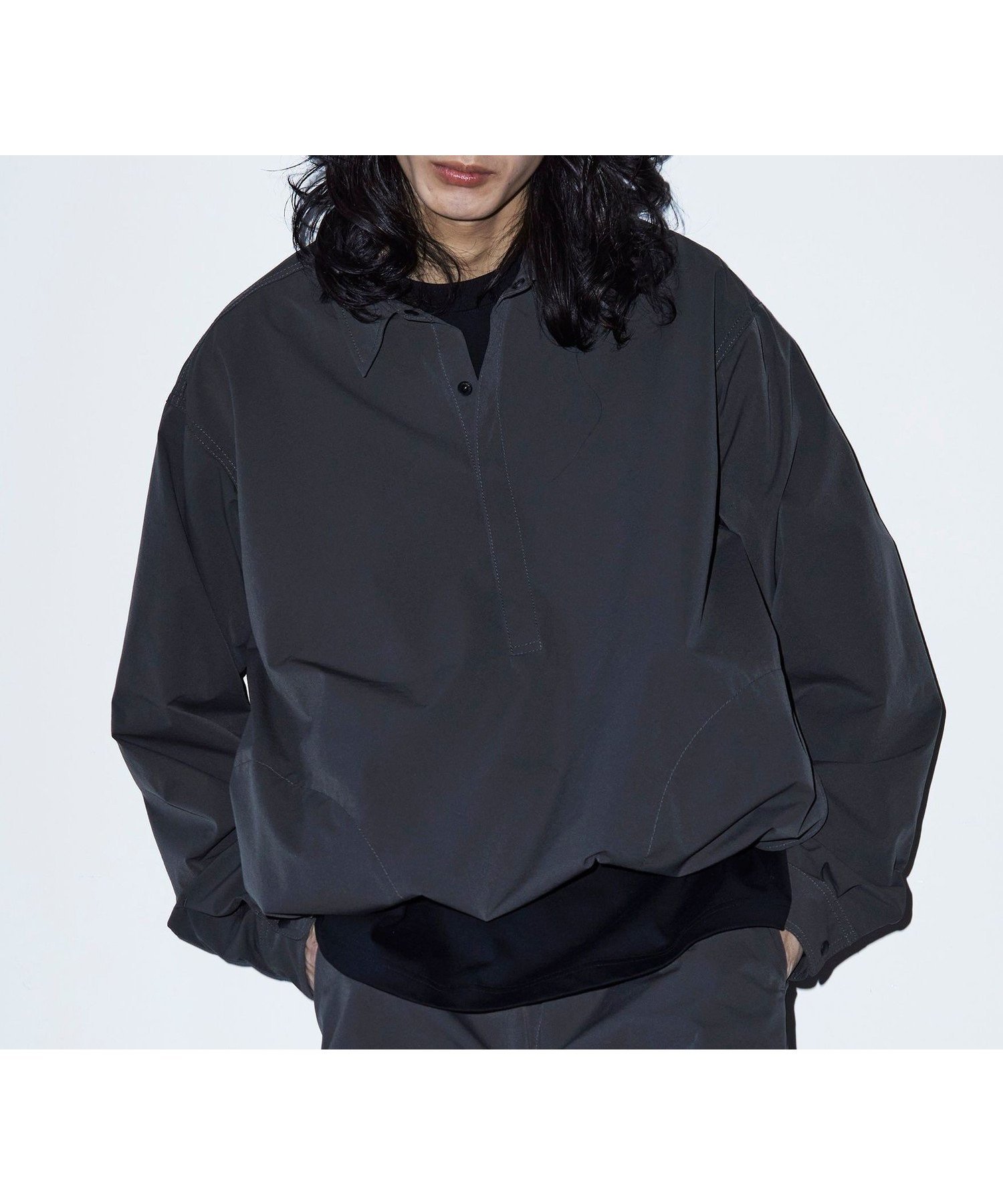 【ビームス/BEAMS / MEN】のテック プルオーバー シャツ 24AW 人気、トレンドファッション・服の通販 founy(ファニー) 　ファッション　Fashion　メンズファッション　MEN　トップス・カットソー　Tops/Tshirt/Men　シャツ　Shirts　2024年　2024　2024-2025秋冬・A/W　Aw/Autumn/Winter/Fw/Fall/2024-2025　ストレッチ　Stretch　フィット　Fit　リラックス　Relax　ワイド　Wide　 other-1|ID: prp329100004148832 ipo3291000000028528420