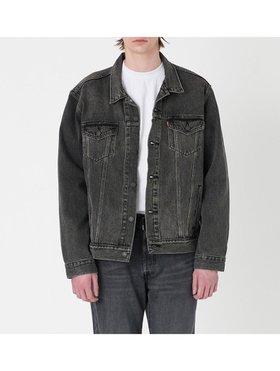 【リーバイス/Levis / MEN】のトラッカージャケット ブラック ROUND MIDNIGHT 人気、トレンドファッション・服の通販 founy(ファニー) ファッション Fashion メンズファッション MEN フロント Front ポケット Pocket 定番 Standard |ID:prp329100004148882