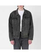 【リーバイス/Levis / MEN】のトラッカージャケット ブラック ROUND MIDNIGHT 人気、トレンドファッション・服の通販 founy(ファニー) ファッション Fashion メンズファッション MEN フロント Front ポケット Pocket 定番 Standard thumbnail Blacks|ID: prp329100004148882 ipo3291000000028803015