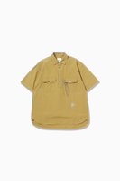 【アンドワンダー/and wander】のCORDURA typewriter SS over shirt 人気、トレンドファッション・服の通販 founy(ファニー) ファッション Fashion レディースファッション WOMEN トップス・カットソー Tops/Tshirt シャツ/ブラウス Shirts/Blouses フラップ Flap ポケット Pocket |ID:prp329100004148949