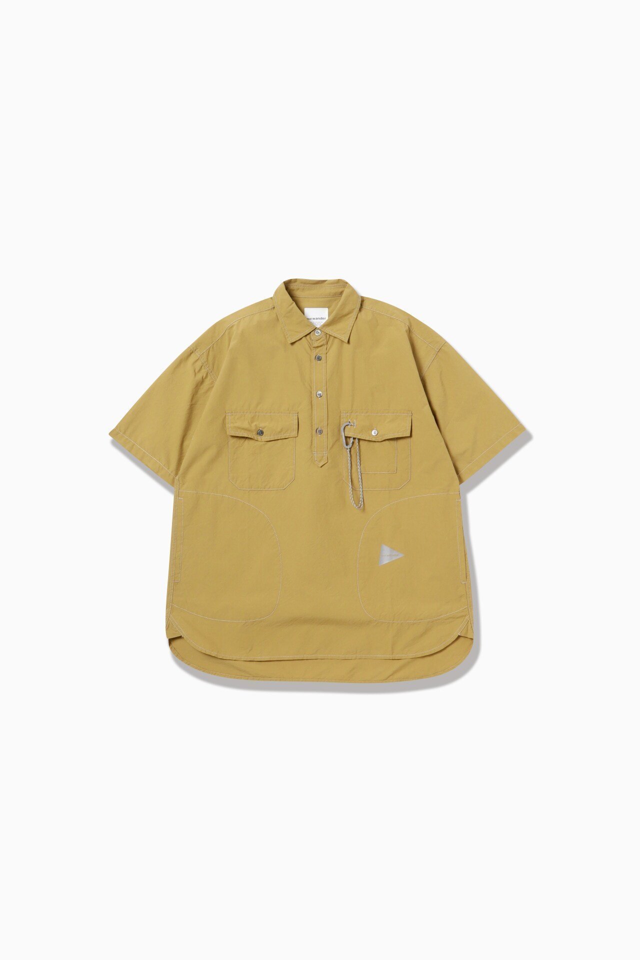 【アンドワンダー/and wander】のCORDURA typewriter SS over shirt 人気、トレンドファッション・服の通販 founy(ファニー) 　ファッション　Fashion　レディースファッション　WOMEN　トップス・カットソー　Tops/Tshirt　シャツ/ブラウス　Shirts/Blouses　フラップ　Flap　ポケット　Pocket　 other-1|ID: prp329100004148949 ipo3291000000028529722