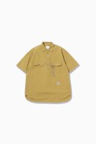 【アンドワンダー/and wander】のCORDURA typewriter SS over shirt 人気、トレンドファッション・服の通販 founy(ファニー) ファッション Fashion レディースファッション WOMEN トップス・カットソー Tops/Tshirt シャツ/ブラウス Shirts/Blouses フラップ Flap ポケット Pocket thumbnail d.beige2|ID: prp329100004148949 ipo3291000000028529724