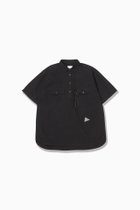 【アンドワンダー/and wander】のCORDURA typewriter SS over shirt 人気、トレンドファッション・服の通販 founy(ファニー) ファッション Fashion レディースファッション WOMEN トップス・カットソー Tops/Tshirt シャツ/ブラウス Shirts/Blouses フラップ Flap ポケット Pocket thumbnail black|ID: prp329100004148949 ipo3291000000028529725