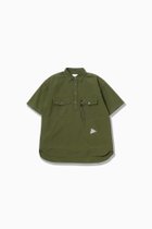 【アンドワンダー/and wander】のCORDURA typewriter SS over shirt 人気、トレンドファッション・服の通販 founy(ファニー) ファッション Fashion レディースファッション WOMEN トップス・カットソー Tops/Tshirt シャツ/ブラウス Shirts/Blouses フラップ Flap ポケット Pocket thumbnail khaki|ID: prp329100004148949 ipo3291000000028529727