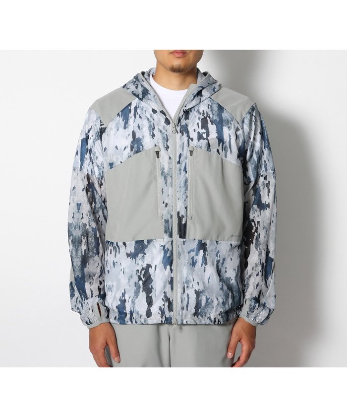 【スノーピーク/SNOW PEAK】のPrinted Insect Shield Mesh Jacket インテリア・キッズ・メンズ・レディースファッション・服の通販 founy(ファニー) https://founy.com/ ファッション Fashion レディースファッション WOMEN アウター Coat Outerwear ジャケット Jackets アウトドア Outdoor スピンドル Spindle 定番 Standard パーカー Hoodie フィット Fit ポケット Pocket メッシュ Mesh ロング Long 夏 Summer |ID: prp329100004148954 ipo3291000000028529749