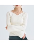 【コカ/COCA】のベルスリーブニットトップス 人気、トレンドファッション・服の通販 founy(ファニー) ファッション Fashion レディースファッション WOMEN トップス・カットソー Tops/Tshirt ニット Knit Tops おすすめ Recommend スリーブ Sleeve デコルテ Decolletage デニム Denim フィット Fit フレア Flare ポケット Pocket リブニット Rib Knit 定番 Standard thumbnail Ivory|ID: prp329100004149398 ipo3291000000028612247