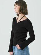 【コカ/COCA】のベルスリーブニットトップス 人気、トレンドファッション・服の通販 founy(ファニー) ファッション Fashion レディースファッション WOMEN トップス・カットソー Tops/Tshirt ニット Knit Tops おすすめ Recommend スリーブ Sleeve デコルテ Decolletage デニム Denim フィット Fit フレア Flare ポケット Pocket リブニット Rib Knit 定番 Standard thumbnail Black|ID: prp329100004149398 ipo3291000000028612248