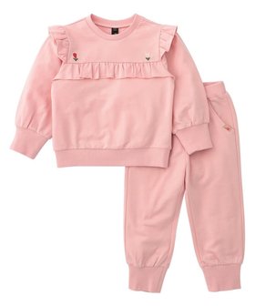 【モイモルン/moimoln / KIDS】のモイモルン/【セットアップ】ラブチューリップフリルトップス パンツ 人気、トレンドファッション・服の通販 founy(ファニー) ファッション Fashion キッズファッション KIDS トップス・カットソー Tops/Tees/Kids ボトムス Bottoms/Kids セットアップ Setup/Kids トップス Tops セットアップ Set Up フリル Frills |ID:prp329100004149634