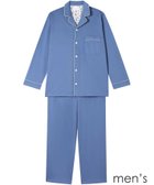 【ウンナナクール/une nana cool / MEN】の【綿100%】やわらか天竺メンズパジャマ MADE WITH LIBERTY FABRIC 人気、トレンドファッション・服の通販 founy(ファニー) ファッション Fashion メンズファッション MEN パイピング Piping パジャマ Pajamas メンズ Mens リラックス Relax おすすめ Recommend ギフト プレゼント Gift Present thumbnail ブルー|ID: prp329100004149784 ipo3291000000028546769