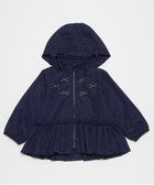 【その他のブランド/Other】の【撥水】ペプラムウィンブレ 人気、トレンドファッション・服の通販 founy(ファニー) ファッション Fashion キッズファッション KIDS ペプラム Peplum リボン Ribbon 防寒 Cold Protection thumbnail 紺|ID: prp329100004149821 ipo3291000000028641404