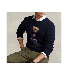 【ラルフローレン/RALPH LAUREN / MEN】のPolo ベア コットンリネン セーター 人気、トレンドファッション・服の通販 founy(ファニー) ファッション Fashion メンズファッション MEN クラシック Classic セーター Sweater フィット Fit フロント Front モダン Modern リネン Linen レギュラー Regular 長袖 Long Sleeve |ID:prp329100004149863