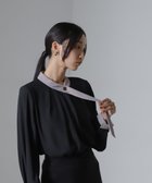 【ナノ ユニバース/nano universe】のフロントタックバイカラーボータイブラウス 人気、トレンドファッション・服の通販 founy(ファニー) ファッション Fashion レディースファッション WOMEN トップス・カットソー Tops/Tshirt シャツ/ブラウス Shirts/Blouses ウォッシャブル Washable クラシカル Classical シンプル Simple ジャケット Jacket とろみ Thickness フロント Front ベーシック Basic おすすめ Recommend 2024年 2024 エレガント 上品 Elegant 2024-2025秋冬・A/W Aw/Autumn/Winter/Fw/Fall/2024-2025 thumbnail ブラック|ID: prp329100004149939 ipo3291000000028548584