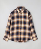 【コーエン/COEN】のオンブレチェックレギュラーシャツ NAVY|ID:prp329100004149962