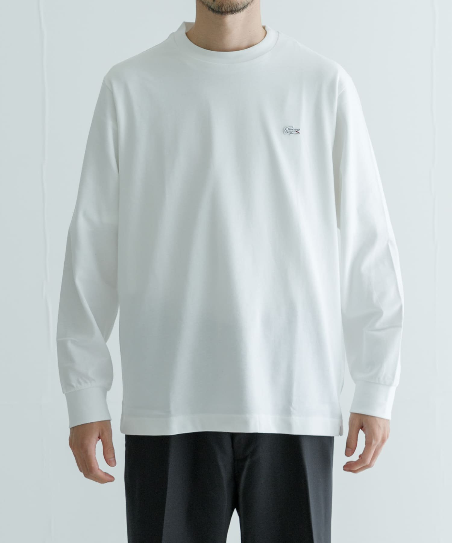 【アーバンリサーチ/URBAN RESEARCH / MEN】のLACOSTE ベーシックロングスリーブTシャツ 人気、トレンドファッション・服の通販 founy(ファニー) 　ファッション　Fashion　メンズファッション　MEN　2024年　2024　2024-2025秋冬・A/W　Aw/Autumn/Winter/Fw/Fall/2024-2025　A/W・秋冬　Aw・Autumn/Winter・Fw・Fall-Winter　冬　Winter　なめらか　Smooth　コレクション　Collection　スポーツ　Sports　スリット　Slit　スリーブ　Sleeve　ロング　Long　定番　Standard　 other-1|ID: prp329100004150001 ipo3291000000028549169