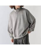 【ハレ/HARE / MEN】のSOFTフェイクスウェードハーフZIPプルオーバー 人気、トレンドファッション・服の通販 founy(ファニー) ファッション Fashion メンズファッション MEN トップス・カットソー Tops/Tshirt/Men シンプル Simple スウェット Sweat スウェード Suede ハーフ Half バルーン Balloon エレガント 上品 Elegant thumbnail グレー15|ID: prp329100004150033 ipo3291000000028736212