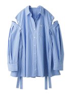 【スナイデル/SNIDEL】のシャツミニワンピース 人気、トレンドファッション・服の通販 founy(ファニー) ファッション Fashion レディースファッション WOMEN ワンピース Dress おすすめ Recommend ウェーブ Wave シャツワンピ Shirt Dress ストライプ Stripe ストレート Straight チュニック Tunic フレア Flare ポケット Pocket リボン Ribbon 無地 Plain Color thumbnail BLU[086]|ID: prp329100004150136 ipo3291000000028550491