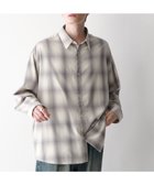 【レイジブルー/RAGEBLUE / MEN】のオンブレチェック/オーバーサイズシャツ 人気、トレンドファッション・服の通販 founy(ファニー) ファッション Fashion メンズファッション MEN おすすめ Recommend インナー Inner カーゴパンツ Cargo Pants スラックス Slacks トレンド Trend ドレープ Drape エレガント 上品 Elegant 定番 Standard 春 Spring 秋 Autumn/Fall 長袖 Long Sleeve thumbnail ホワイト系04|ID: prp329100004150197 ipo3291000000028607838