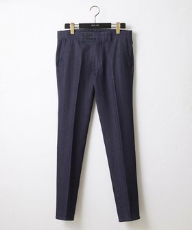 【ミッシェルクラン オム/MICHEL KLEIN / MEN】のプレビアシャンブレースラックスパンツ 撥水 人気、トレンドファッション・服の通販 founy(ファニー) ファッション Fashion メンズファッション MEN ボトムス Bottoms/Men おすすめ Recommend エレガント 上品 Elegant シャンブレー Chambray スタイリッシュ Stylish ストレッチ Stretch スラックス Slacks デニム Denim パターン Pattern |ID:prp329100004150296