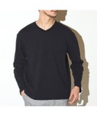 【メンズビギトーキョー/Men's Bigi / MEN】のリンクスジャガードVネックロンT 人気、トレンドファッション・服の通販 founy(ファニー) ファッション Fashion メンズファッション MEN インナー Inner 春 Spring シンプル Simple パイピング Piping 無地 Plain Color エレガント 上品 Elegant thumbnail ネイビー|ID: prp329100004150340 ipo3291000000028552459