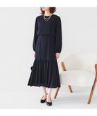 【アンタイトル/UNTITLED】のジョーゼット ティアードドレス 人気、トレンドファッション・服の通販 founy(ファニー) ファッション Fashion レディースファッション WOMEN ワンピース Dress ドレス Party Dresses ギャザー Gather クラシック Classic シンプル Simple ジョーゼット Georgette スリット Slit トレンド Trend thumbnail ネイビー|ID: prp329100004150962 ipo3291000000028556704