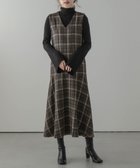 【その他のブランド/Other】のウール混ジャンパースカート 人気、トレンドファッション・服の通販 founy(ファニー) ファッション Fashion レディースファッション WOMEN スカート Skirt シンプル Simple スマート Smart フレア Flare ロング Long エレガント 上品 Elegant 定番 Standard thumbnail チェック柄|ID: prp329100004150971 ipo3291000000028557726