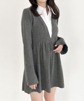 【ヘザー/Heather】のドッキングペプラムワンピース 人気、トレンドファッション・服の通販 founy(ファニー) ファッション Fashion レディースファッション WOMEN ワンピース Dress おすすめ Recommend スリット Slit ドッキング Docking ロング Long |ID:prp329100004150974