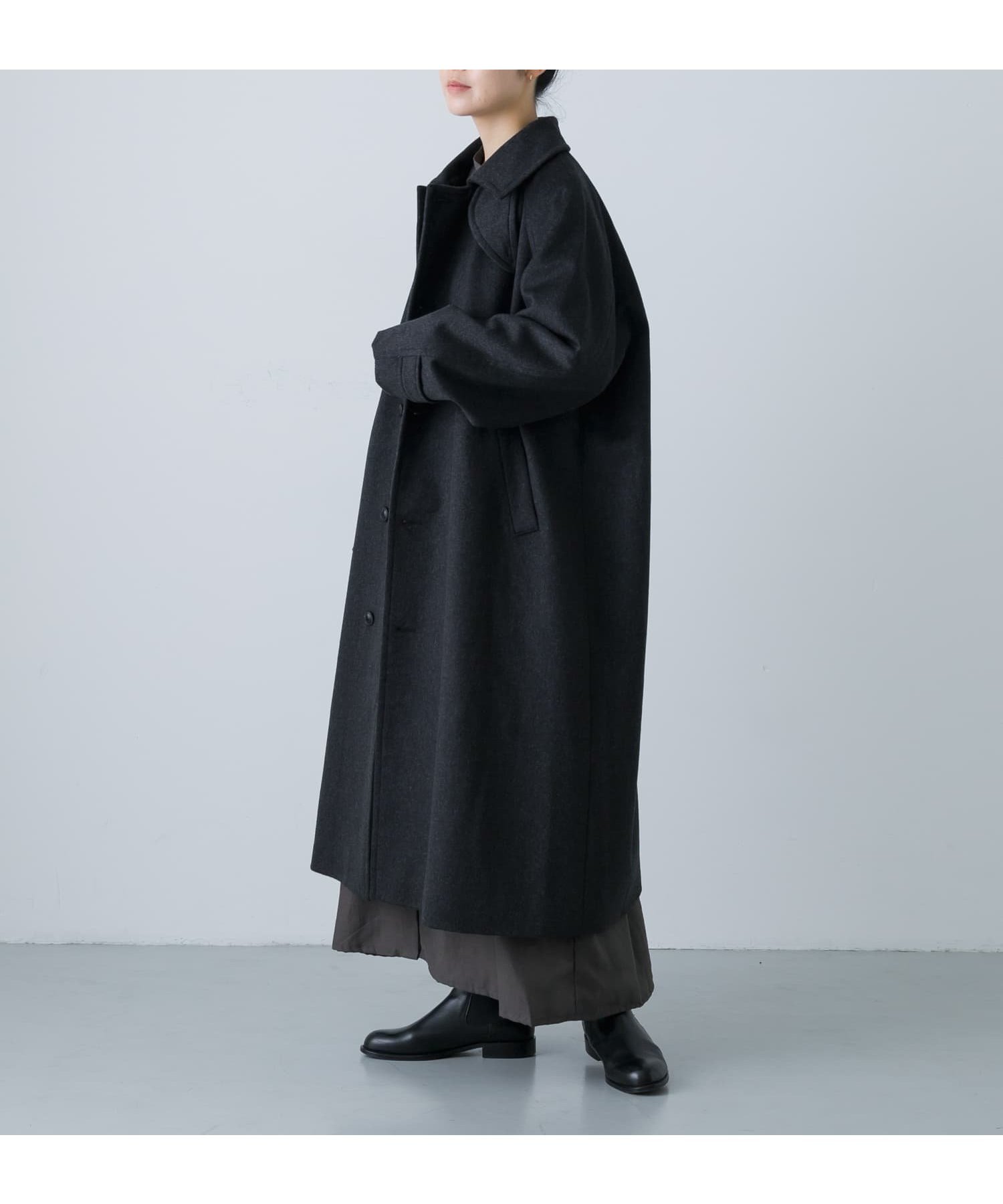 【かぐれ/kagure / URBAN RESEARCH】のウールシングルロングPコート 人気、トレンドファッション・服の通販 founy(ファニー) 　ファッション　Fashion　レディースファッション　WOMEN　アウター　Coat Outerwear　コート　Coats　Pコート　Pea Coats　2024年　2024　2024-2025秋冬・A/W　Aw/Autumn/Winter/Fw/Fall/2024-2025　A/W・秋冬　Aw・Autumn/Winter・Fw・Fall-Winter　冬　Winter　おすすめ　Recommend　なめらか　Smooth　バランス　Balance　ベーシック　Basic　ポケット　Pocket　マニッシュ　Mannish　ロング　Long　 other-1|ID: prp329100004151056 ipo3291000000028563339