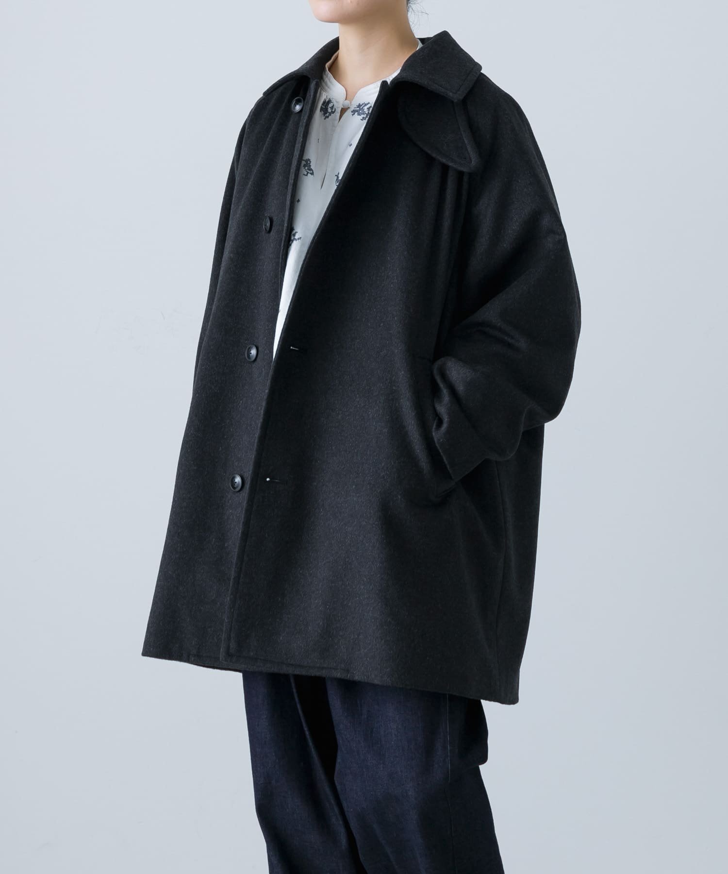 【かぐれ/kagure / URBAN RESEARCH】のウールシングルPコート 人気、トレンドファッション・服の通販 founy(ファニー) 　ファッション　Fashion　レディースファッション　WOMEN　アウター　Coat Outerwear　コート　Coats　Pコート　Pea Coats　2024年　2024　2024-2025秋冬・A/W　Aw/Autumn/Winter/Fw/Fall/2024-2025　A/W・秋冬　Aw・Autumn/Winter・Fw・Fall-Winter　冬　Winter　おすすめ　Recommend　なめらか　Smooth　バランス　Balance　ベーシック　Basic　ポケット　Pocket　マニッシュ　Mannish　ミドル　Middle　 other-1|ID: prp329100004151057 ipo3291000000028563345