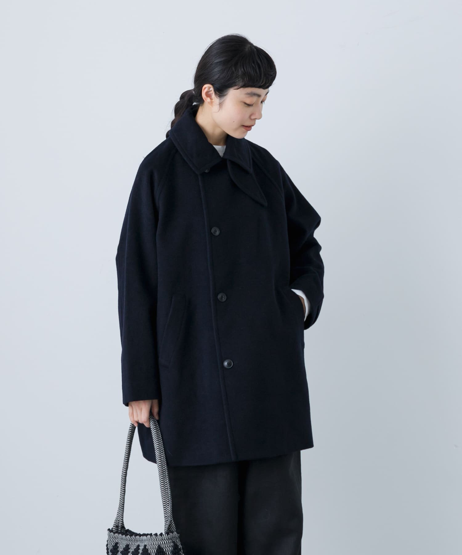 【かぐれ/kagure / URBAN RESEARCH】のウールシングルPコート インテリア・キッズ・メンズ・レディースファッション・服の通販 founy(ファニー) 　ファッション　Fashion　レディースファッション　WOMEN　アウター　Coat Outerwear　コート　Coats　Pコート　Pea Coats　2024年　2024　2024-2025秋冬・A/W　Aw/Autumn/Winter/Fw/Fall/2024-2025　A/W・秋冬　Aw・Autumn/Winter・Fw・Fall-Winter　冬　Winter　おすすめ　Recommend　なめらか　Smooth　バランス　Balance　ベーシック　Basic　ポケット　Pocket　マニッシュ　Mannish　ミドル　Middle　NAVY|ID: prp329100004151057 ipo3291000000028563347