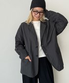 【キャナルジーン/CANAL JEAN】のchoice_cnl(チョイス) コットンナイロンテーラードジャケット 人気、トレンドファッション・服の通販 founy(ファニー) ファッション Fashion レディースファッション WOMEN アウター Coat Outerwear ジャケット Jackets テーラードジャケット Tailored Jackets ドローコード Draw Cord ポケット Pocket thumbnail チャコールグレー|ID: prp329100004151062 ipo3291000000028695908