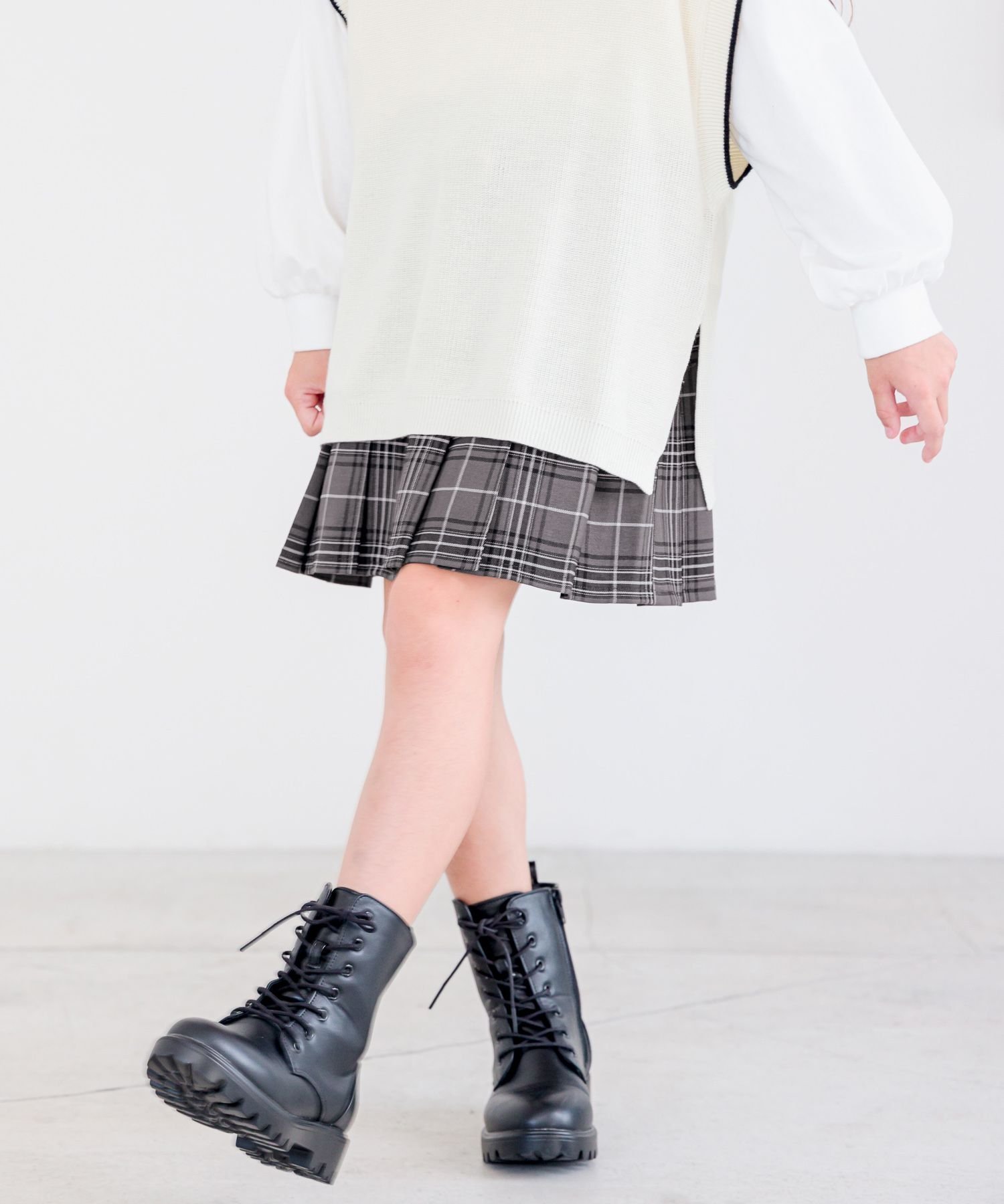 【グローバルワーク/GLOBAL WORK / KIDS】のムテキプリプリスカート インテリア・キッズ・メンズ・レディースファッション・服の通販 founy(ファニー) 　ファッション　Fashion　キッズファッション　KIDS　インナー　Inner　プリント　Print　プリーツ　Pleats　ポケット　Pocket　ワイド　Wide　人気　Popularity　冬　Winter　秋　Autumn/Fall　羽織　Haori　グレーチェック19|ID: prp329100004151070 ipo3291000000028563524