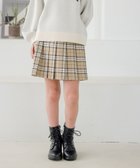 【グローバルワーク/GLOBAL WORK / KIDS】のムテキプリプリスカート 人気、トレンドファッション・服の通販 founy(ファニー) ファッション Fashion キッズファッション KIDS インナー Inner プリント Print プリーツ Pleats ポケット Pocket ワイド Wide 人気 Popularity 冬 Winter 秋 Autumn/Fall 羽織 Haori thumbnail ベージュチェック52|ID: prp329100004151070 ipo3291000000028563525