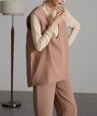 【ラナン/Ranan】の深Vベストセットアップ 人気、トレンドファッション・服の通販 founy(ファニー) ファッション Fashion レディースファッション WOMEN アウター Coat Outerwear トップス・カットソー Tops/Tshirt ベスト/ジレ Gilets/Vests 2023年 2023 2023春夏・S/S Ss,Spring/Summer,2023 インナー Inner セットアップ Set Up ベスト Vest ポケット Pocket 夏 Summer thumbnail MO|ID: prp329100004151119 ipo3291000000028564399