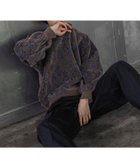 【ハレ/HARE / MEN】のダマスクガラモールニットプルオーバー 人気、トレンドファッション・服の通販 founy(ファニー) ファッション Fashion メンズファッション MEN トップス・カットソー Tops/Tshirt/Men ニット Knit Tops エレガント 上品 Elegant 防寒 Cold Protection thumbnail ブラウン56|ID: prp329100004151122 ipo3291000000028564419