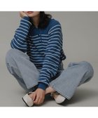 【サニーレーベル/Sonny Label / URBAN RESEARCH】のポロシャツニットボーダープルオーバー 人気、トレンドファッション・服の通販 founy(ファニー) ファッション Fashion レディースファッション WOMEN トップス・カットソー Tops/Tshirt ニット Knit Tops シャツ/ブラウス Shirts/Blouses ポロシャツ Polo Shirts プルオーバー Pullover 2024年 2024 2024-2025秋冬・A/W Aw/Autumn/Winter/Fw/Fall/2024-2025 A/W・秋冬 Aw・Autumn/Winter・Fw・Fall-Winter 冬 Winter おすすめ Recommend シンプル Simple デニム Denim トレンド Trend ボトム Bottom ボーダー Border ポロシャツ Polo Shirt 今季 This Season thumbnail BLU×OFF|ID: prp329100004151135 ipo3291000000028564522