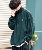 【ロッキーモンロー/Rocky Monroe】のオーバーサイズフリース ラインハーフジッププルオーバー 人気、トレンドファッション・服の通販 founy(ファニー) ファッション Fashion レディースファッション WOMEN トップス・カットソー Tops/Tshirt プルオーバー Pullover 軽量 Lightweight ハーフ Half バランス Balance フロント Front リラックス Relax ワイド Wide 再入荷 Restock/Back In Stock/Re Arrival おすすめ Recommend thumbnail A.グリーン×ブラック|ID: prp329100004151203 ipo3291000000028742119