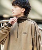 【ロッキーモンロー/Rocky Monroe】のオーバーサイズフリース ラインハーフジッププルオーバー 人気、トレンドファッション・服の通販 founy(ファニー) ファッション Fashion レディースファッション WOMEN トップス・カットソー Tops/Tshirt プルオーバー Pullover 軽量 Lightweight ハーフ Half バランス Balance フロント Front リラックス Relax ワイド Wide 再入荷 Restock/Back In Stock/Re Arrival おすすめ Recommend thumbnail B.ベージュ×ブラウン|ID: prp329100004151203 ipo3291000000028742125