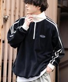 【ロッキーモンロー/Rocky Monroe】のオーバーサイズフリース ラインハーフジッププルオーバー 人気、トレンドファッション・服の通販 founy(ファニー) ファッション Fashion レディースファッション WOMEN トップス・カットソー Tops/Tshirt プルオーバー Pullover 軽量 Lightweight ハーフ Half バランス Balance フロント Front リラックス Relax ワイド Wide 再入荷 Restock/Back In Stock/Re Arrival おすすめ Recommend thumbnail B.ブラック×オフ|ID: prp329100004151203 ipo3291000000028742126