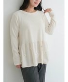 【その他のブランド/Other】の小花モチーフペプラムニット 人気、トレンドファッション・服の通販 founy(ファニー) ファッション Fashion レディースファッション WOMEN トップス・カットソー Tops/Tshirt ニット Knit Tops テレコ Tereko ビジュー Bijou ペプラム Peplum ボトム Bottom モチーフ Motif 定番 Standard thumbnail オフホワイト|ID: prp329100004151299 ipo3291000000028758948