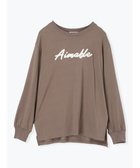 【その他のブランド/Other】のAMIABLEサガラ刺繍ロングスリーブTシャツ モカ茶|ID: prp329100004151304 ipo3291000000028758983