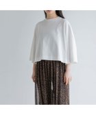 【ローリーズファーム/LOWRYS FARM】の【yuw】ワイドクロップドTee 人気、トレンドファッション・服の通販 founy(ファニー) ファッション Fashion レディースファッション WOMEN カットソー Cut And Sew バランス Balance ボトム Bottom ワイド Wide 人気 Popularity 定番 Standard thumbnail ホワイト05|ID: prp329100004151437 ipo3291000000028569137