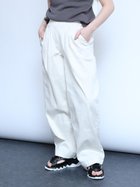 【ラシュッド/LASUD】のストレッチワイドパンツ 人気、トレンドファッション・服の通販 founy(ファニー) ファッション Fashion レディースファッション WOMEN パンツ Pants ストレッチ Stretch 今季 This Season thumbnail オフホワイト|ID: prp329100004151483 ipo3291000000028569585