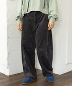 【ニコアンド/niko and】のホニョコールカーブパンツ 人気、トレンドファッション・服の通販 founy(ファニー) ファッション Fashion レディースファッション WOMEN パンツ Pants おすすめ Recommend キャップ Cap コーデュロイ Corduroy スウェット Sweat チェック Check ボトム Bottom ルーズ Loose thumbnail チャコール18|ID: prp329100004151493 ipo3291000000028569693