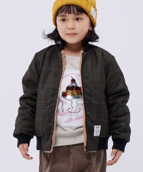 【シップス/SHIPS / KIDS】のSHIPS Colors KIDS ボア ボマー ジャケット チェック(90~140cm) 人気、トレンドファッション・服の通販 founy(ファニー) ファッション Fashion キッズファッション KIDS 2023年 2023 2023-2024秋冬・A/W Aw/Autumn/Winter//Fw/Fall-Winter/2023-2024 ジャケット Jacket チェック Check リバーシブル Reversible 人気 Popularity 定番 Standard 無地 Plain Color |ID:prp329100004151522