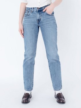 【リーバイス/Levis】のMIDDY ストレート ミディアムインディゴ WORN IN 人気、トレンドファッション・服の通販 founy(ファニー) ファッション Fashion レディースファッション WOMEN ジーンズ Jeans ストレート Straight |ID:prp329100004151550