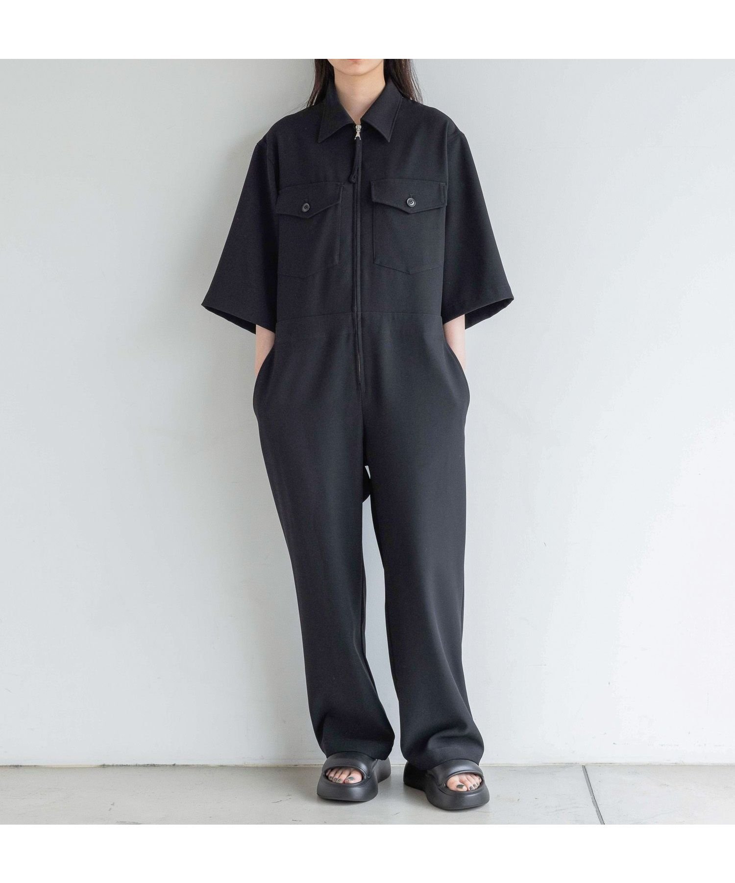 【ローリーズファーム/LOWRYS FARM】の【yuw】ジャンプスーツSS 人気、トレンドファッション・服の通販 founy(ファニー) 　ファッション　Fashion　レディースファッション　WOMEN　ワンピース　Dress　シンプル　Simple　スーツ　Suit　バランス　Balance　フロント　Front　 other-1|ID: prp329100004151564 ipo3291000000028570658