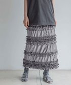 【ローリーズファーム/LOWRYS FARM】の【yuw】メタリックフリルタイトスカート 人気、トレンドファッション・服の通販 founy(ファニー) ファッション Fashion レディースファッション WOMEN スカート Skirt おすすめ Recommend ショート Short スウェット Sweat スリット Slit チュニック Tunic バランス Balance フリル Frills プリント Print メタリック Metallic ロング Long ワッシャー Washer thumbnail シルバー12|ID: prp329100004151617 ipo3291000000028571399